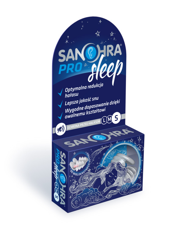 Sanohra Pro Sleep Zatyczki do uszu S 2 sztuki