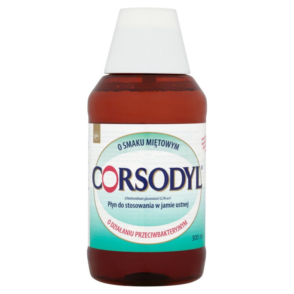Corsodyl 0,2% 300ml płyn miętowy