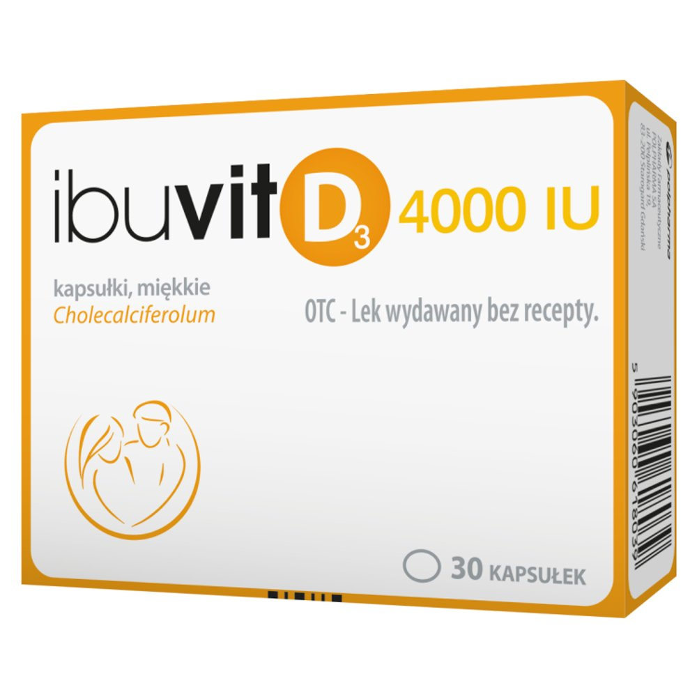 Ibuvit D3 4000 IU kaps.miękkie 4000I.U. 30