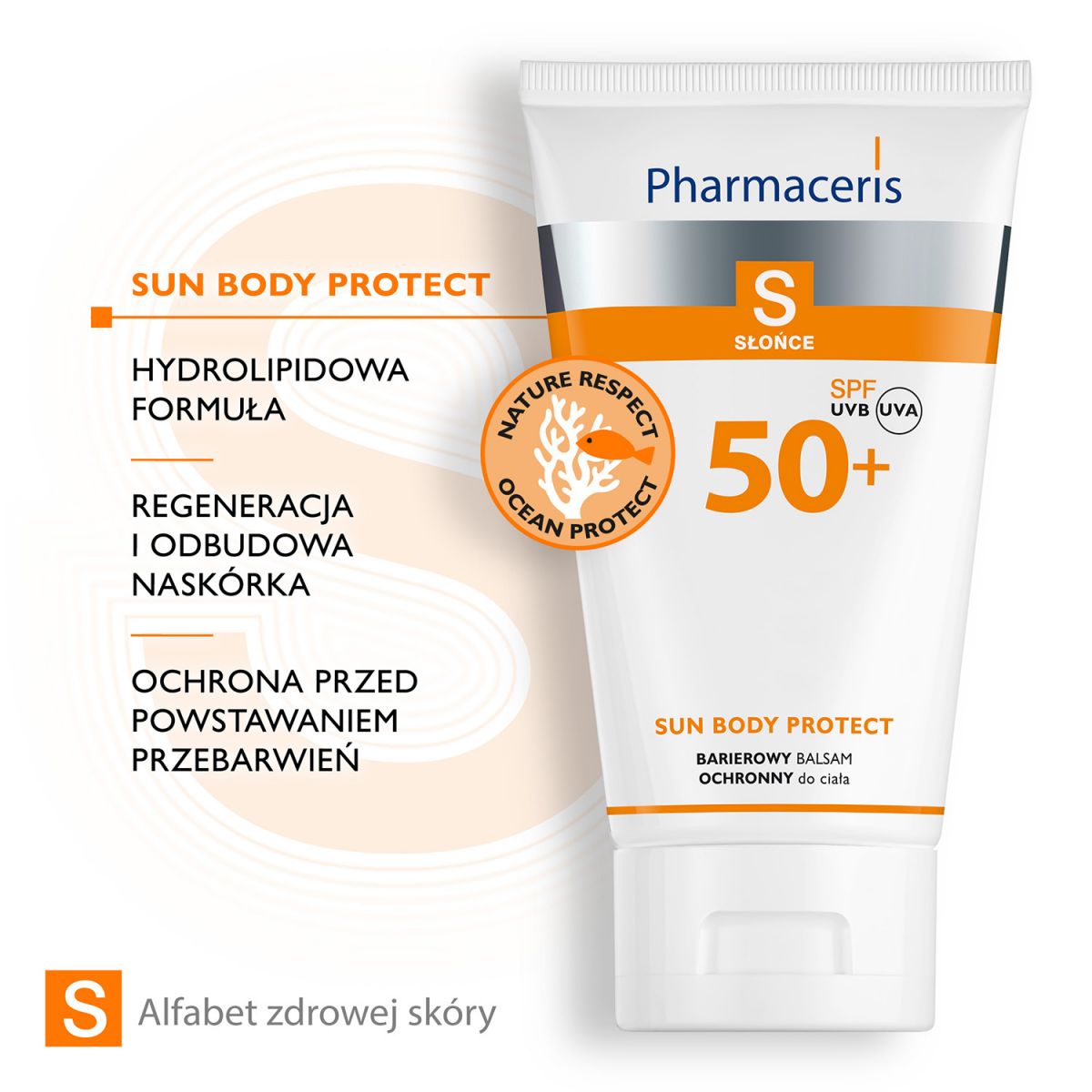 Pharmaceris S SUN BODY PROTECT Barierowy balsam SPF 50+ 150ml