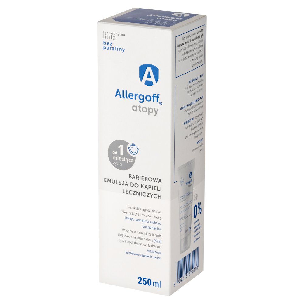 ALLERGOFF Barierowa Emulsja do kąpieli 250 ml