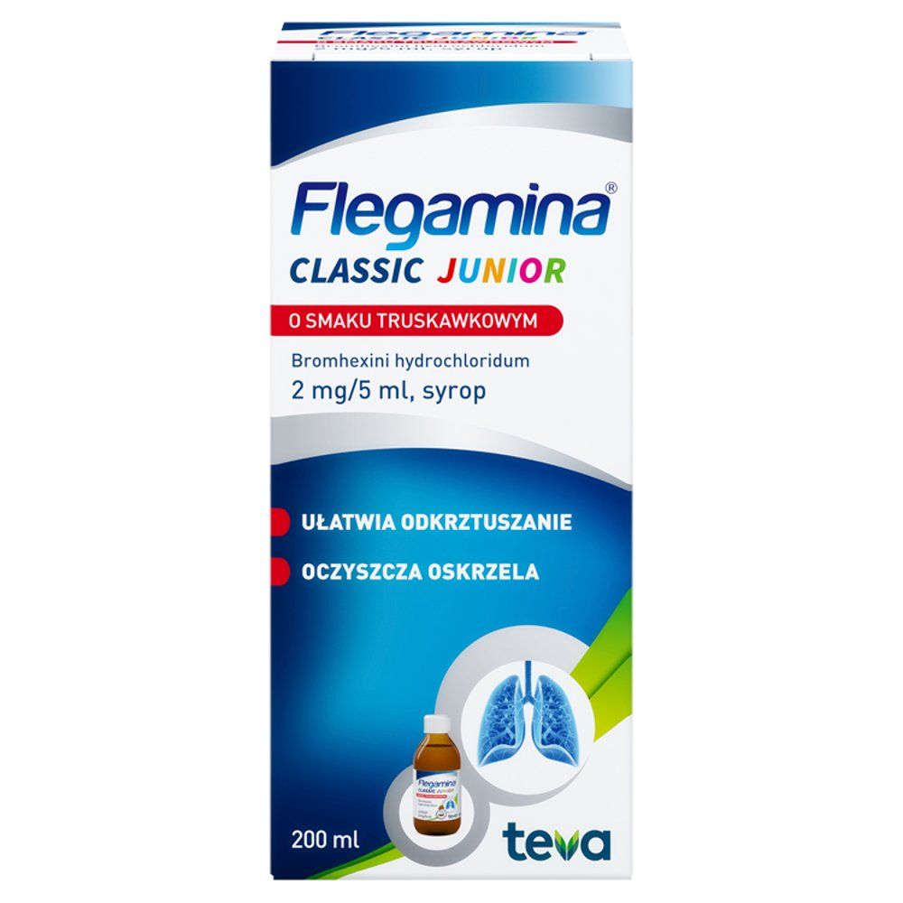 Flegamina o smaku truskawkowym syrop 2mg/5ml