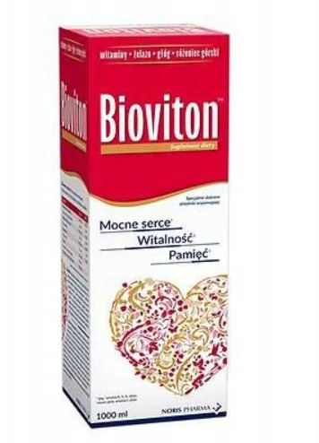 NORIS PHARMA Bioviton płyn doustny, na serce i pamięć, 1000ml