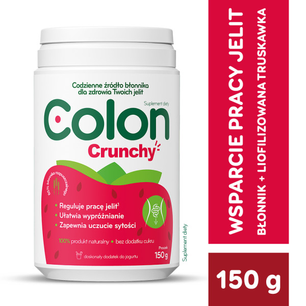 Colon® Crunchy - błonnik z liofilizowaną truskawką 150g