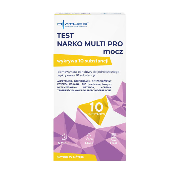 Narko Multi Pro Test mocz panelowy 10 substancji 1sztuka