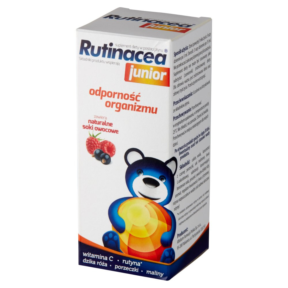 Rutinacea Junior syrop na odporność 100ml KRÓTKA DATA
