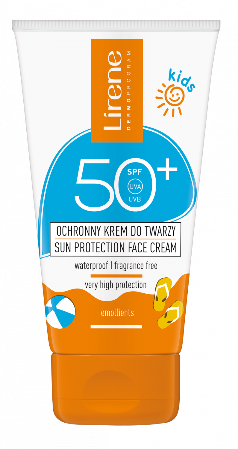 Lirene Krem ochronny do twarzy dla dzieci SPF 50 + 50 ml