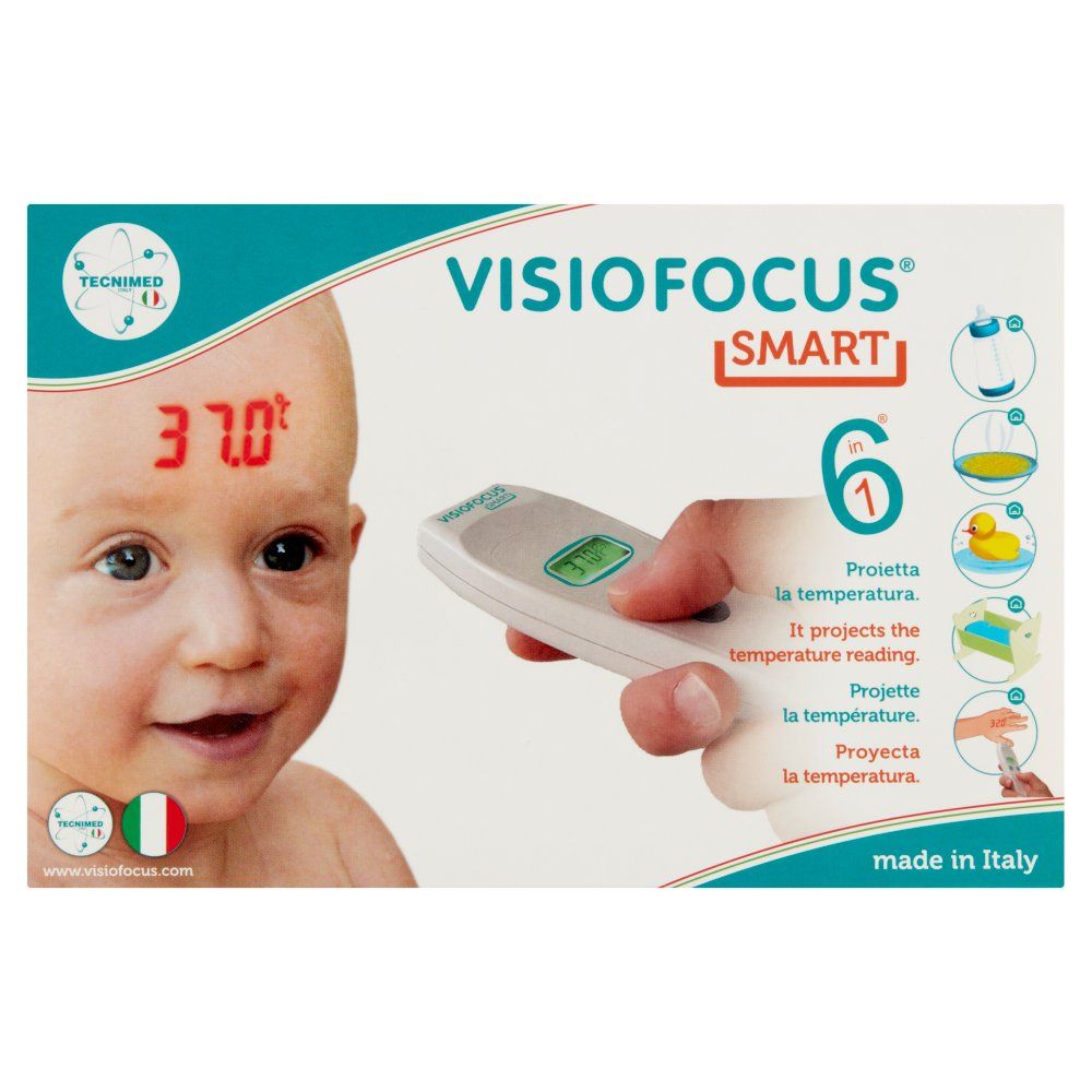Termometr bezdotykowy VISIOFOCUS SMART 06470 + baterie