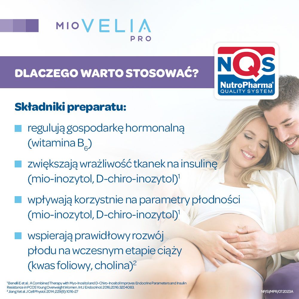 MIOVELIA PRO zestaw kuracja 30 saszetek + 30 kapsułek