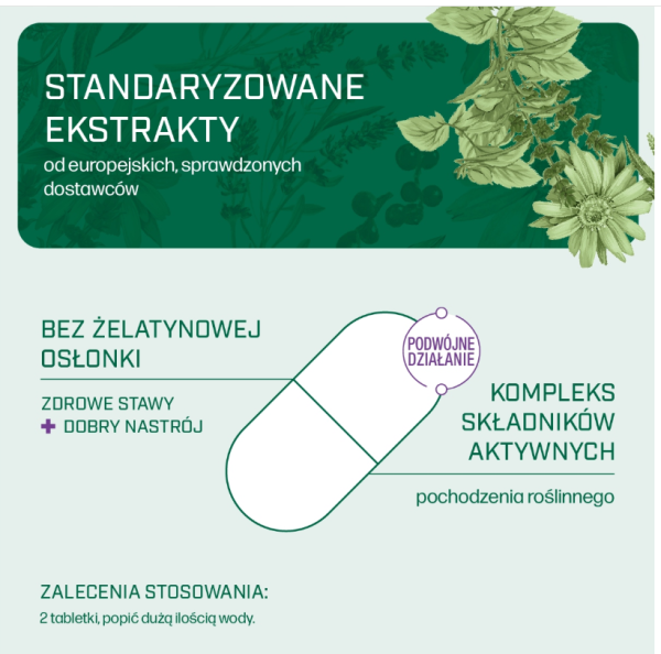 IANA Stawy Zdrowe stawy + Dobry Nastrój 60 tabletek