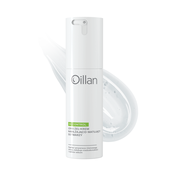 Oillan Oil Control Lekki żel-krem nawilżająco-matujący do twarzy dla skóry mieszanej i tłustej 50 ml