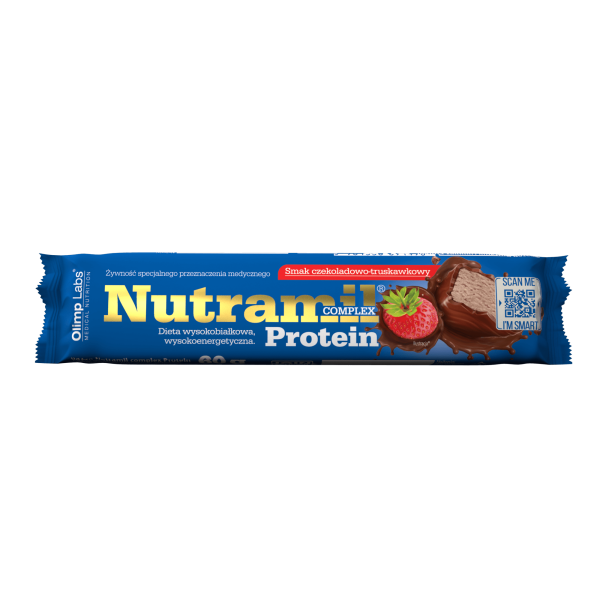 Olimp Nutramil Protein baton czekoladowo-truskawkowy 60g
