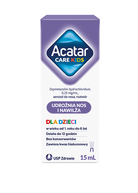 Acatar Care Kids aerozol do nosa 0,25mg/ml 15ml