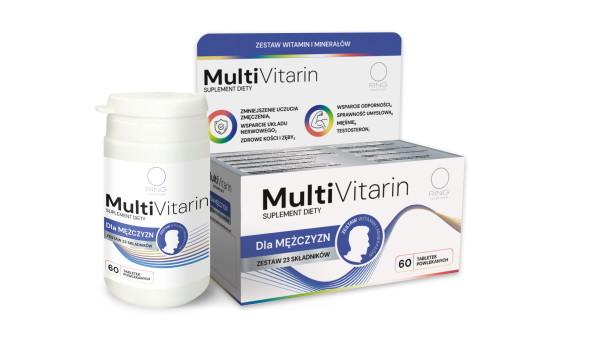 Ring MultiVitarin dla mężczyzn zestaw witamin 60 tabletek