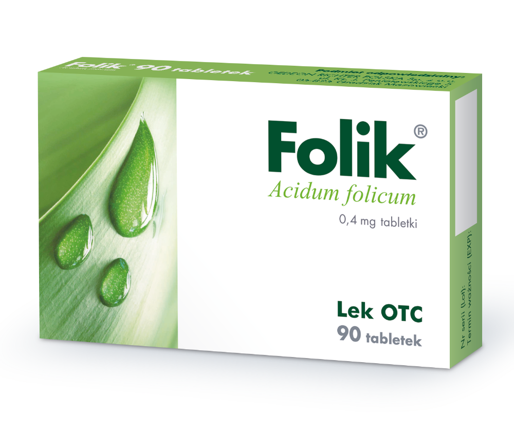 Folik 0,4mg x 90 tabl.