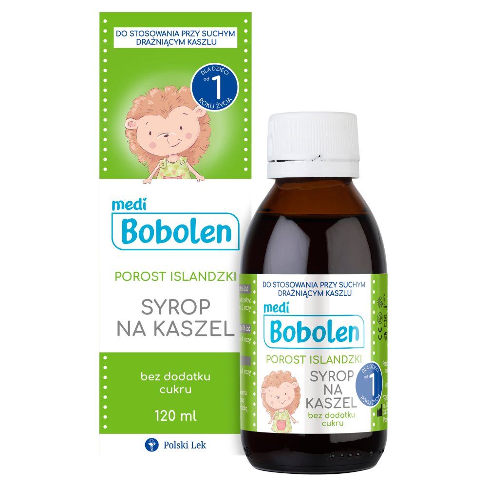 BOBOLEN porost islandzki syrop 120 ml