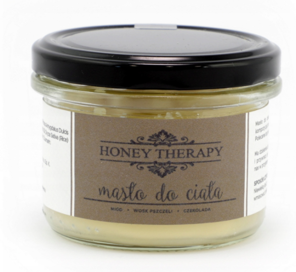 HONEY THERAPY Masło do ciała z miodem woskiem pszczelim  i czekoladą 140g