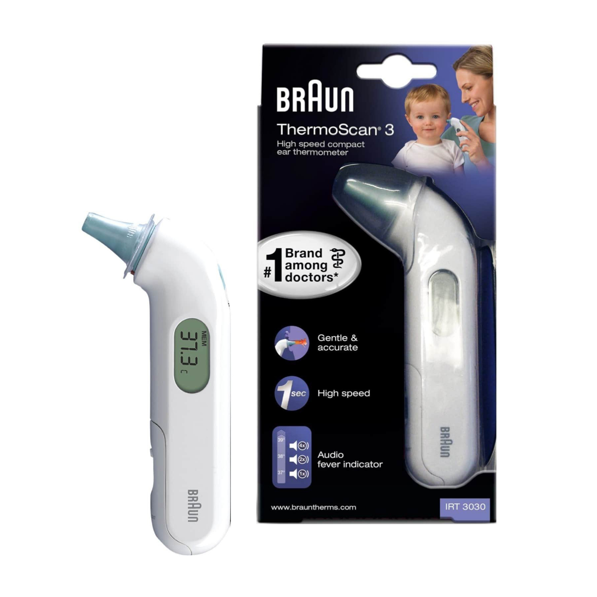 Termometr do ucha Braun IRT3030 Thermoscan