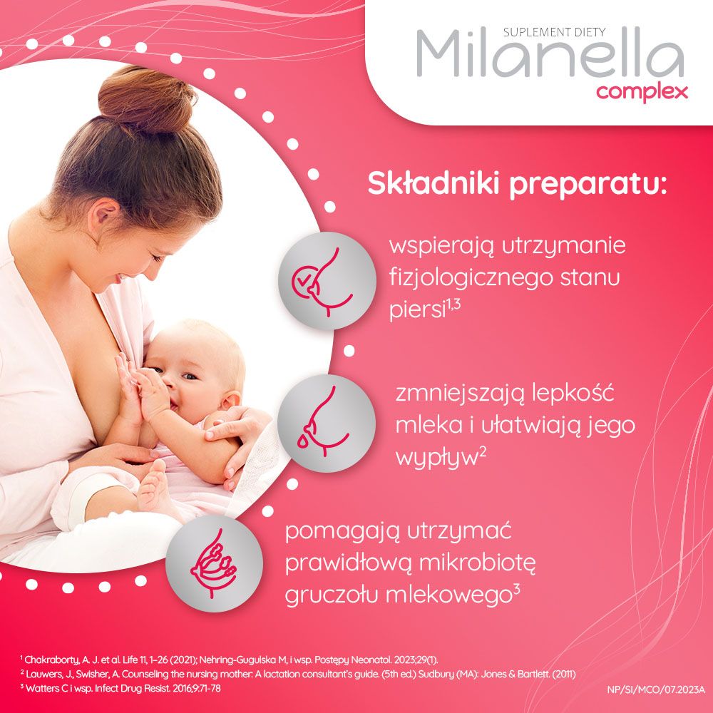 Milanella Complex - wsparcie laktacji 30 kapsułek