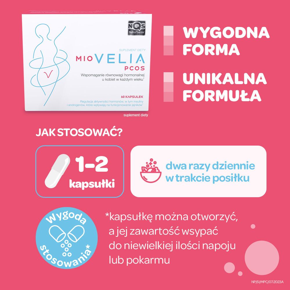 Miovelia PCOS  60 kapsułek