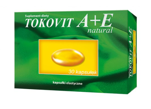 Tokovit A+E natural kaps. 30 kaps.