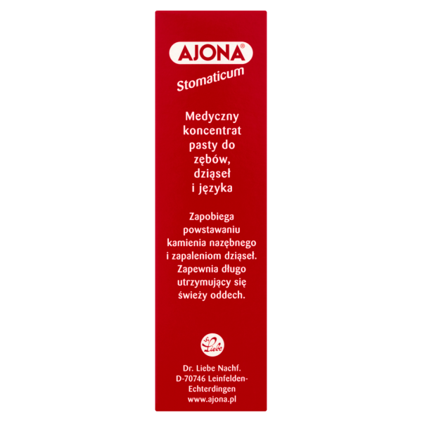 AJONA-Stomaticum koncentrat pasty do zębów 25ml na krwawiące dziąsła