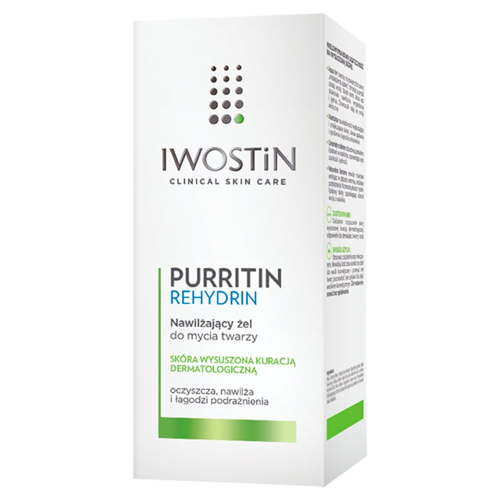 IWOSTIN PURRITIN REHYDRIN Nawilżający żel do mycia 150 ml