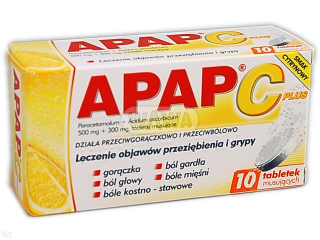 Apap Przeziębienie Fast x 10 tabl.musuj.