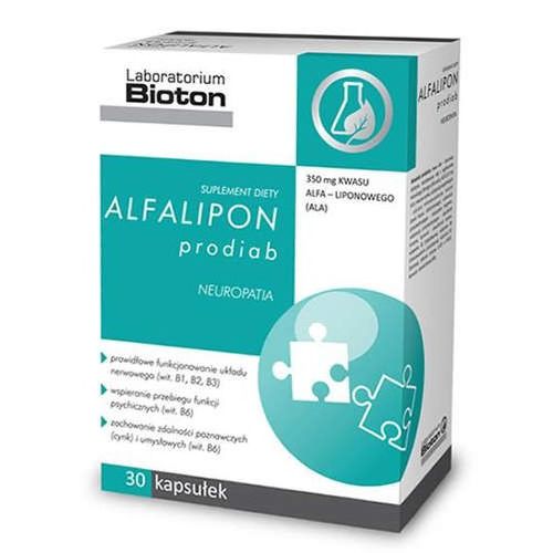 Alfalipon Prodiab Neuropatia x 30 kaps.