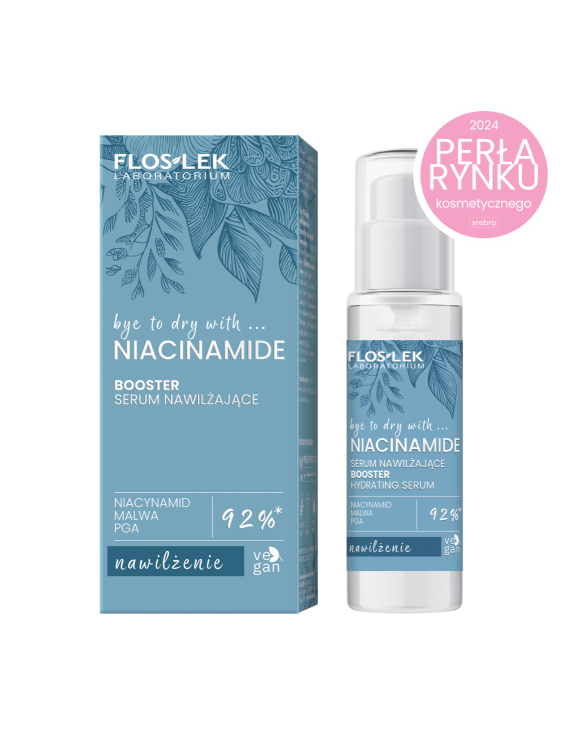 FLOS-LEK BYE TO DRY SERUM NIACYNAMIDE BOOSTER SERUM NAWILŻAJĄCE 30 ml