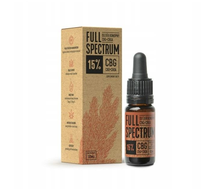 Olejek konopny Full Spectrum CBG+CBGa 15%