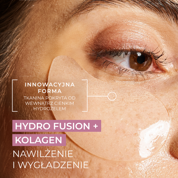 L'biotica PGA Hydro Fusion Hydrożelowe płatki pod oczy z kolagenem 2 szt.