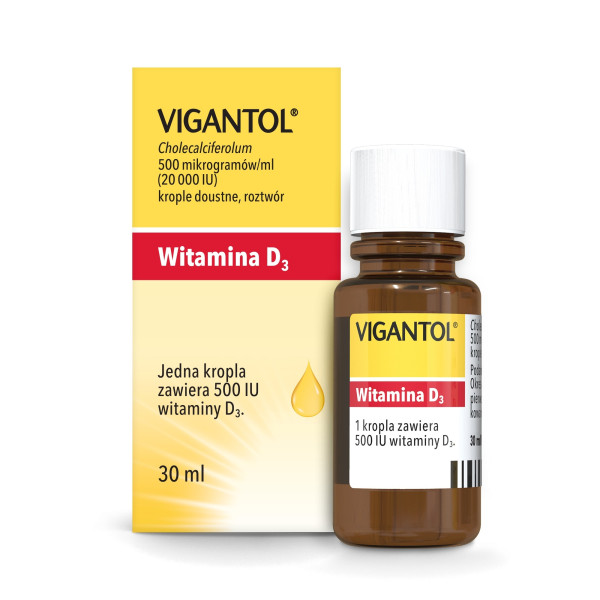 VIGANTOL Krople z witaminą D3, 10 ml