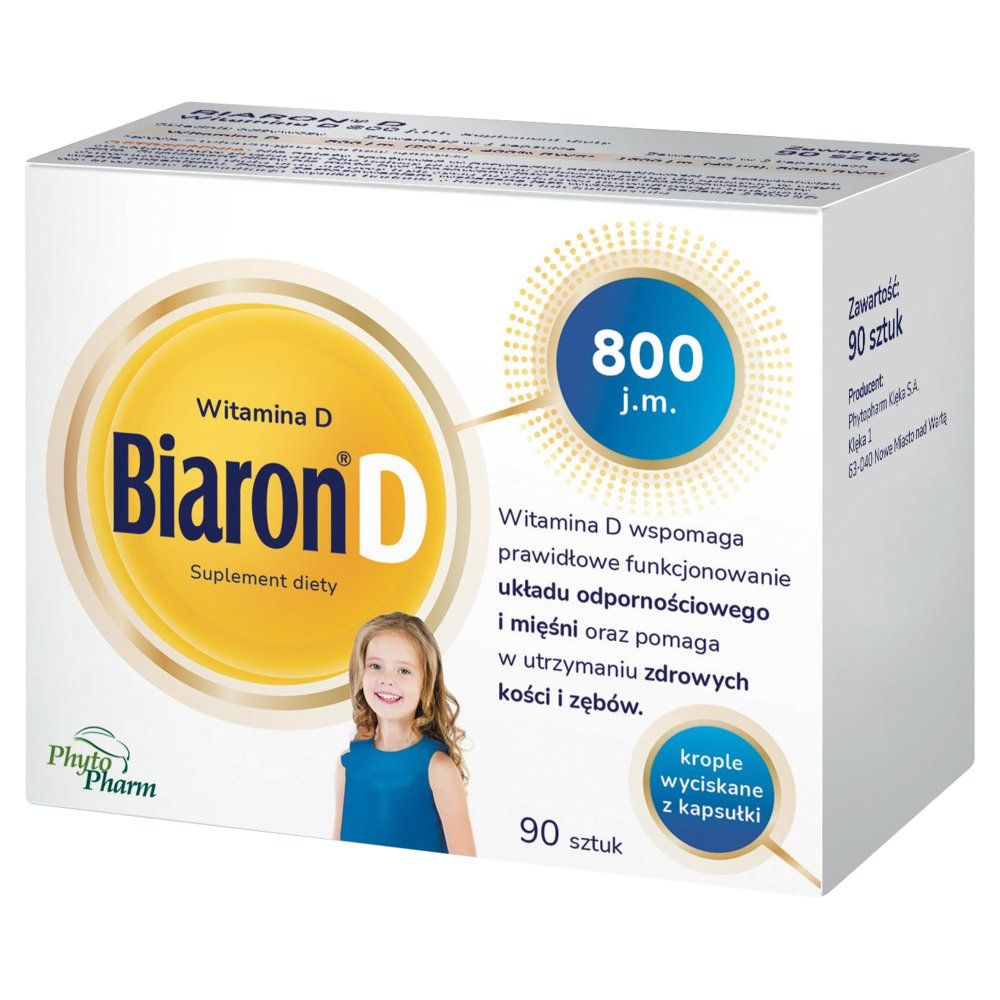 Bioaron Witamina D 800 j.m.twist.x90kaps
