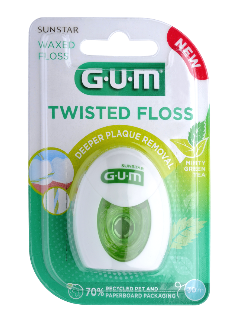 GUM TWISTED FLOSS Nić woskowana  30m