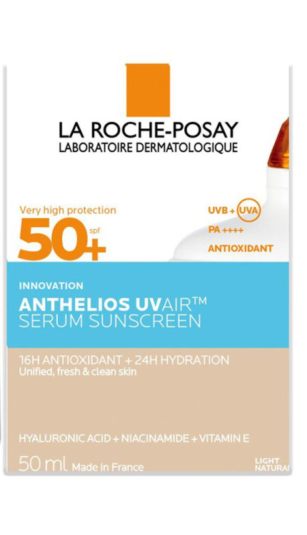 La Roche Anthelios UVAIR 50+ Serum koloryzujące light natural 50 ml