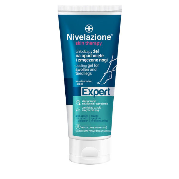 Nivelazione skin therapy Expert Chłodzący żel na opuchnięte i zmęczone nogi z kasztanowcem, arniką 150 ml