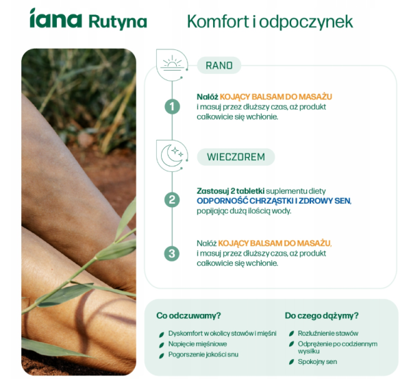 IANA Stawy Kojący balsam do masażu 100 ml