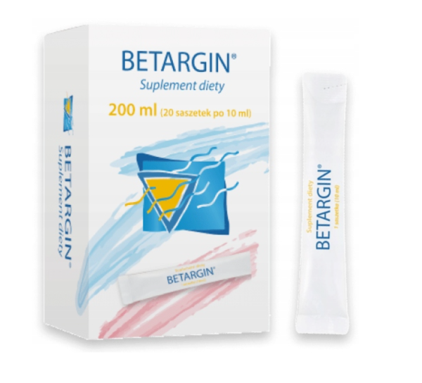 Betargin BETAINA ARGININA 20 saszetek  po 10 ml