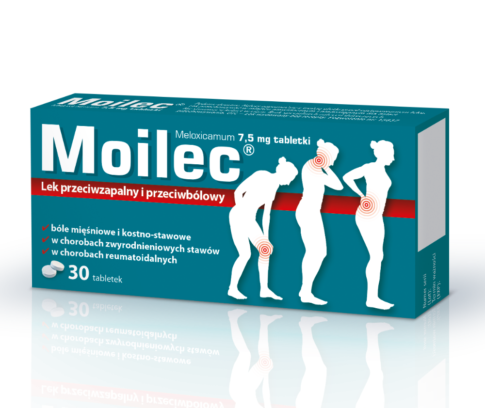 Moilec tabl. 7,5 mg na ból pleców i stawów 30 tabl.