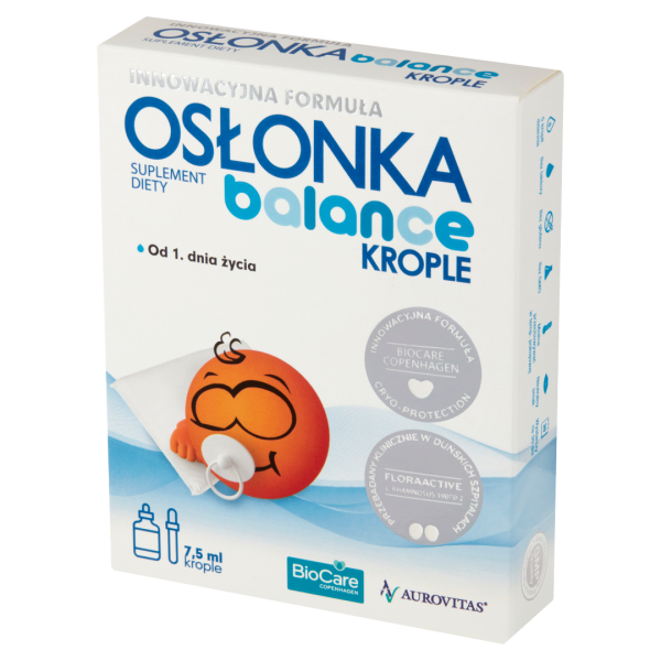 Osłonka Balance synbiotyk dla niemowląt  krople 7,5 ml