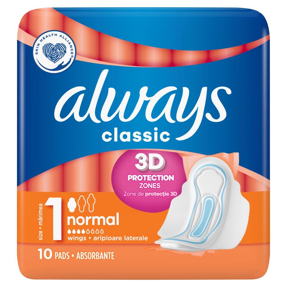 Podp. ALWAYS Classic Normal 10 szt.