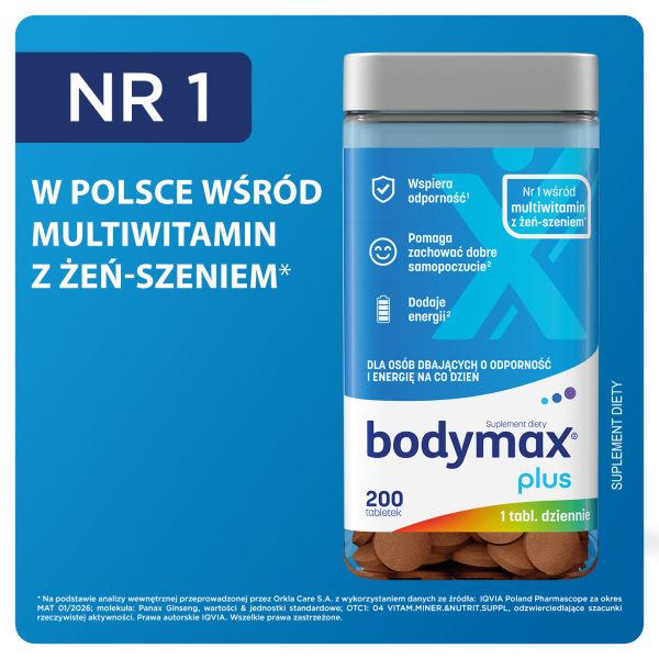 Bodymax® Plus 200 tabletek