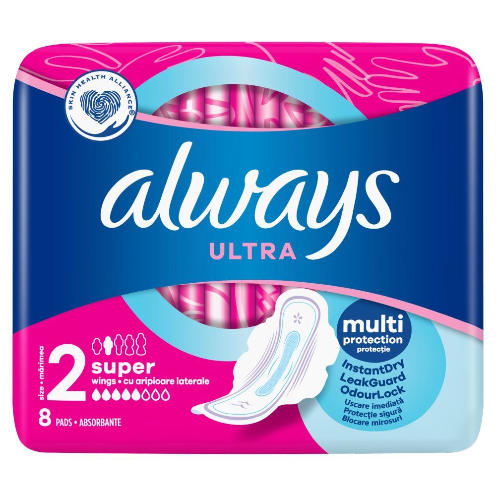 Podpaski ALWAYS  2 Ultra Super Plus 8 szt.