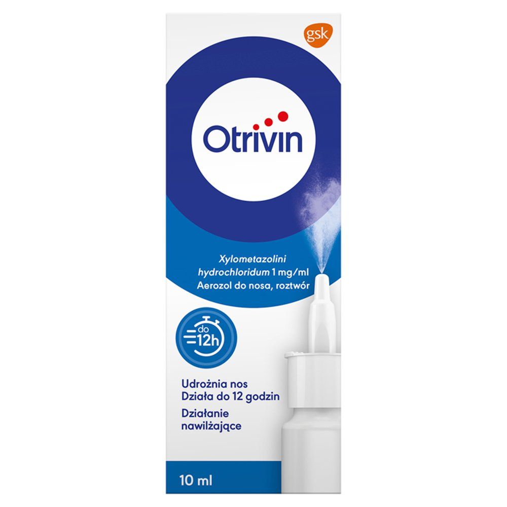 Otrivin 0.1% na katar sienny alergiczny aerozol 10ml