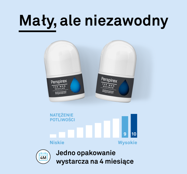 Perspirex For Men Regular rollon antyperspirant dla mężczyzn 20 ml