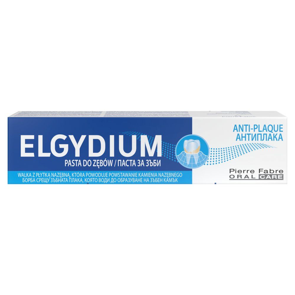 ELGYDIUM Anti-Plaque  Pasta do zębów redukująca kamień nazębny 75ml