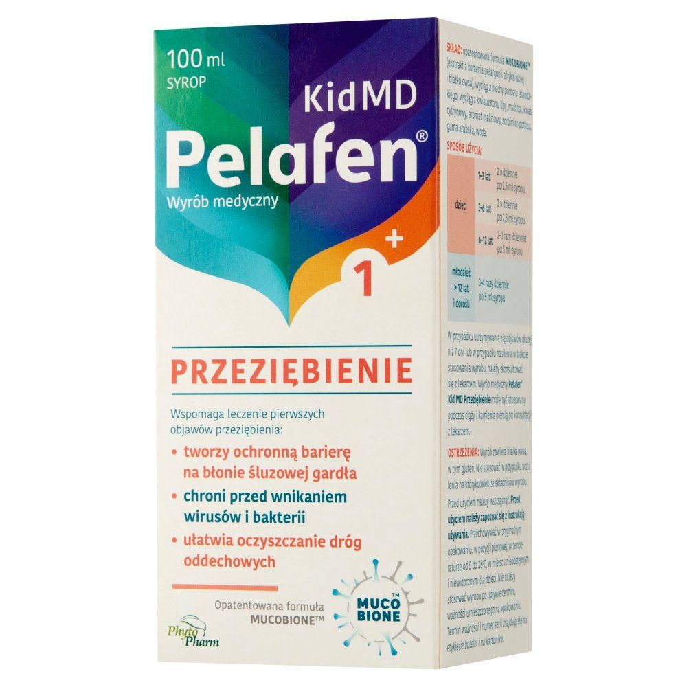 Pelafen Kid MD Przeziębienie syrop 100ml