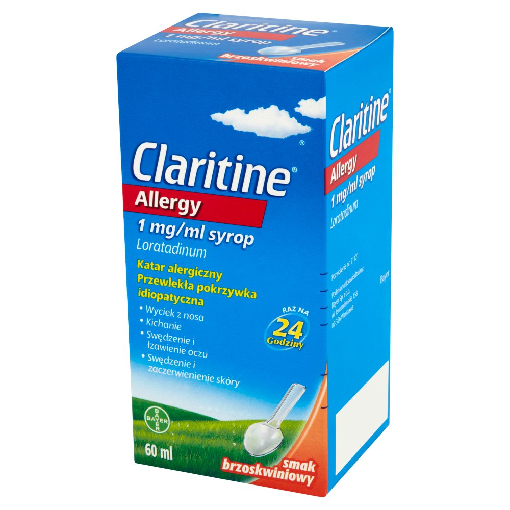 Claritine Allergy syrop na alergie 1mg/ml 60ml