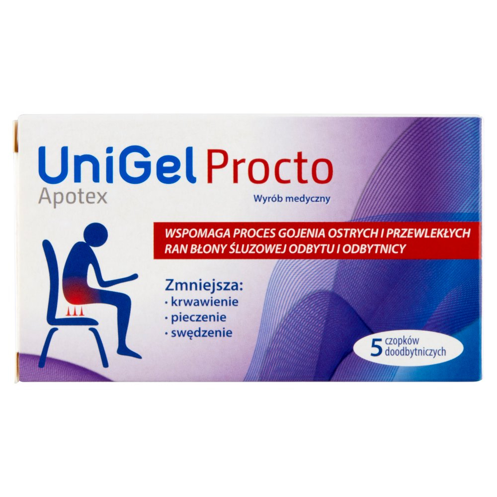 UniGel Apotex Procto czop.doodbyt. 5czop.